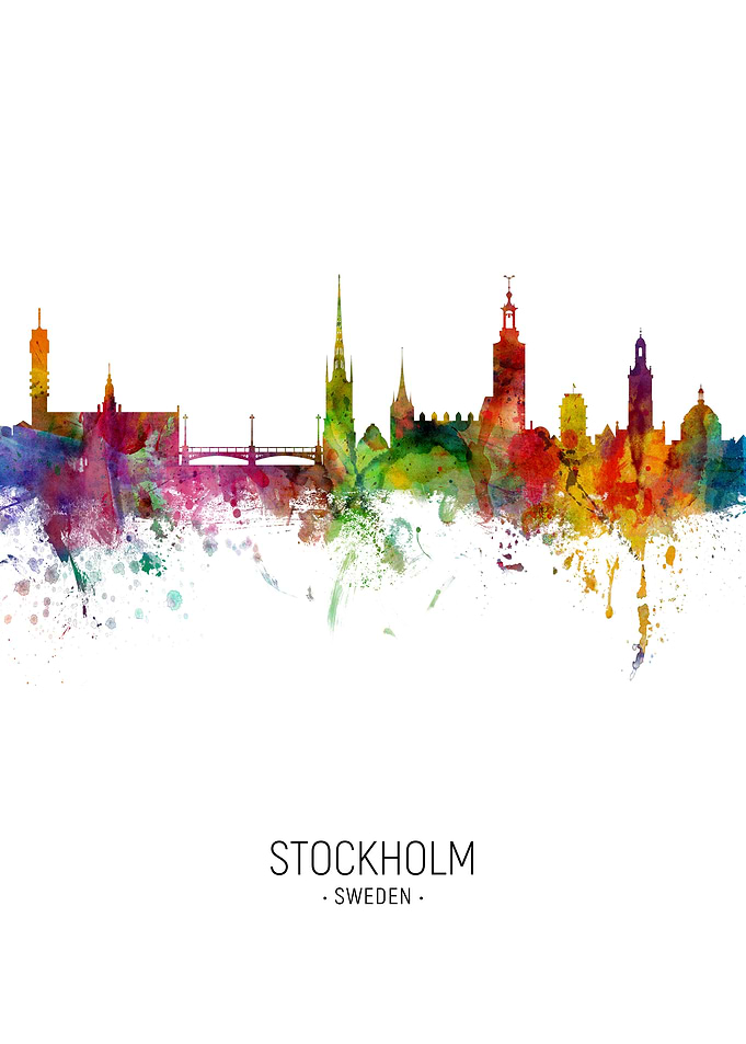 Stockholm Sweden Skyline
