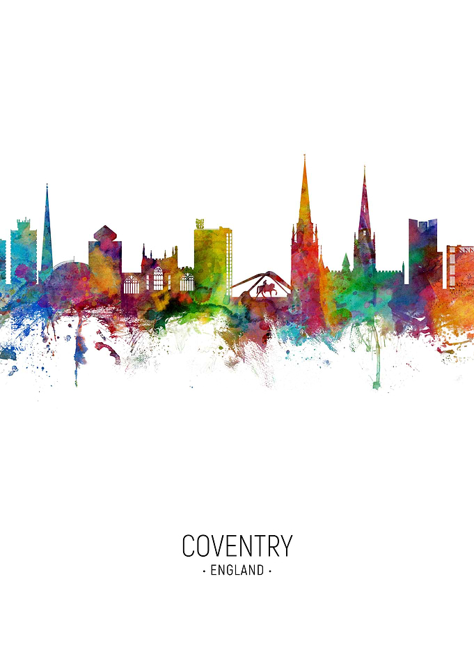Coventry England Skyline