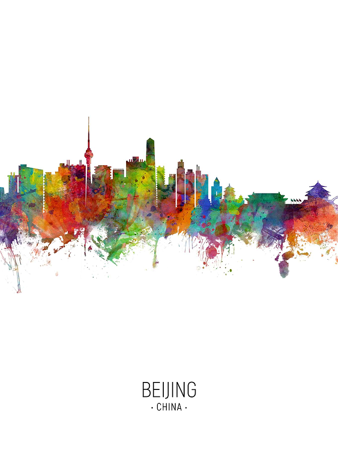 Beijing China Skyline