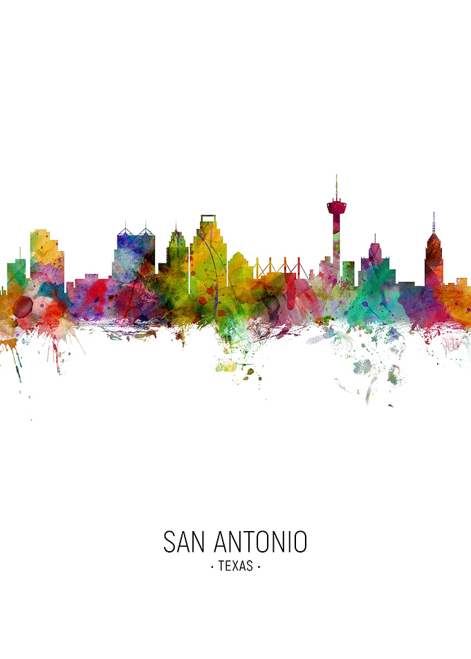 San Antonio Texas Skyline
