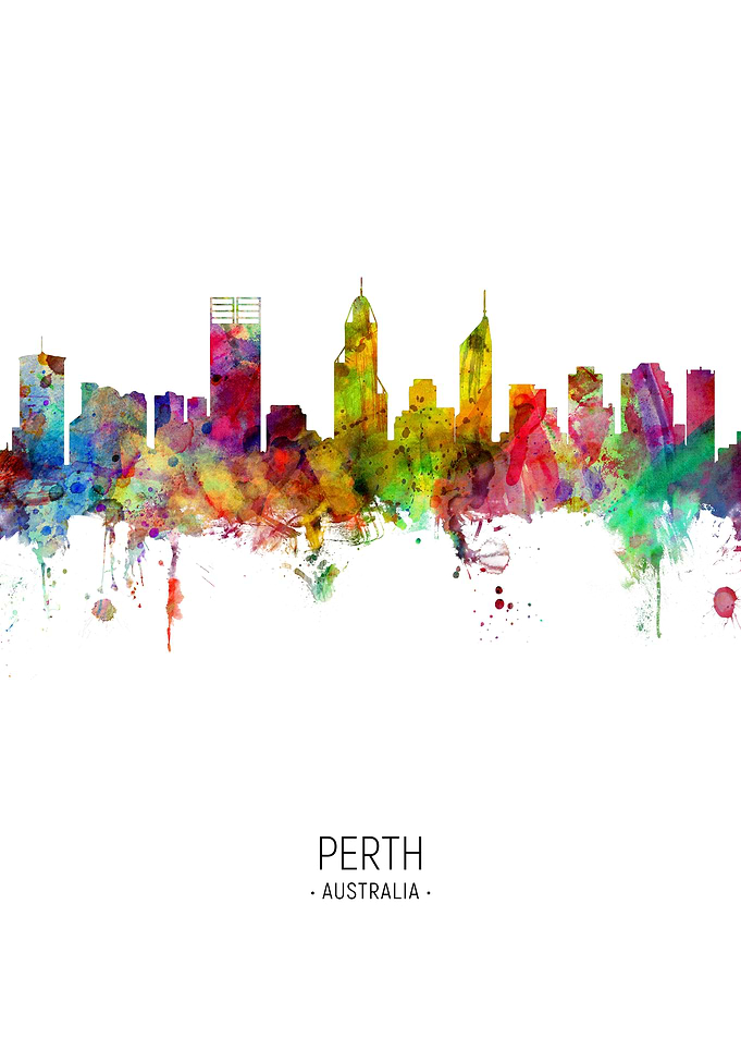Perth Australia Skyline