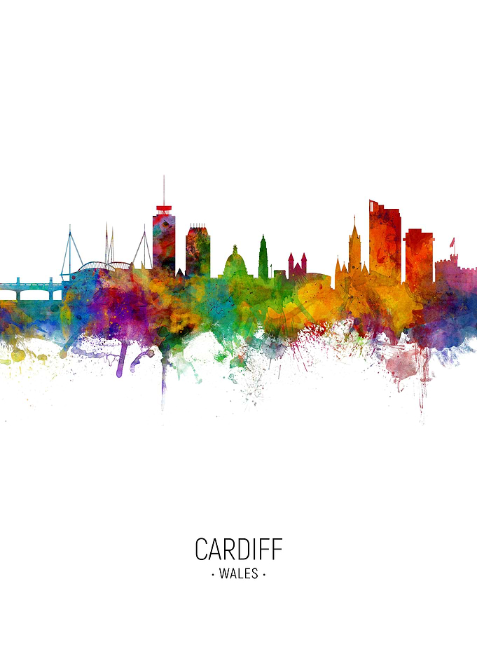 Cardiff Wales Skyline