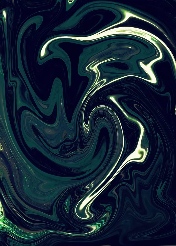 Abstract Marble Painting
