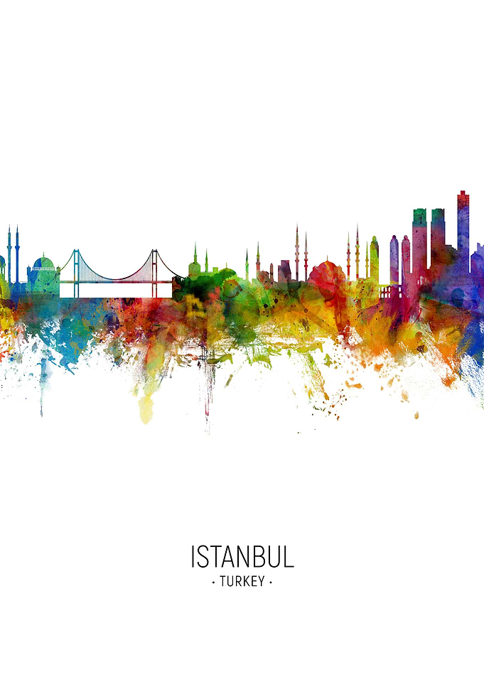 Istanbul Turkey Skyline