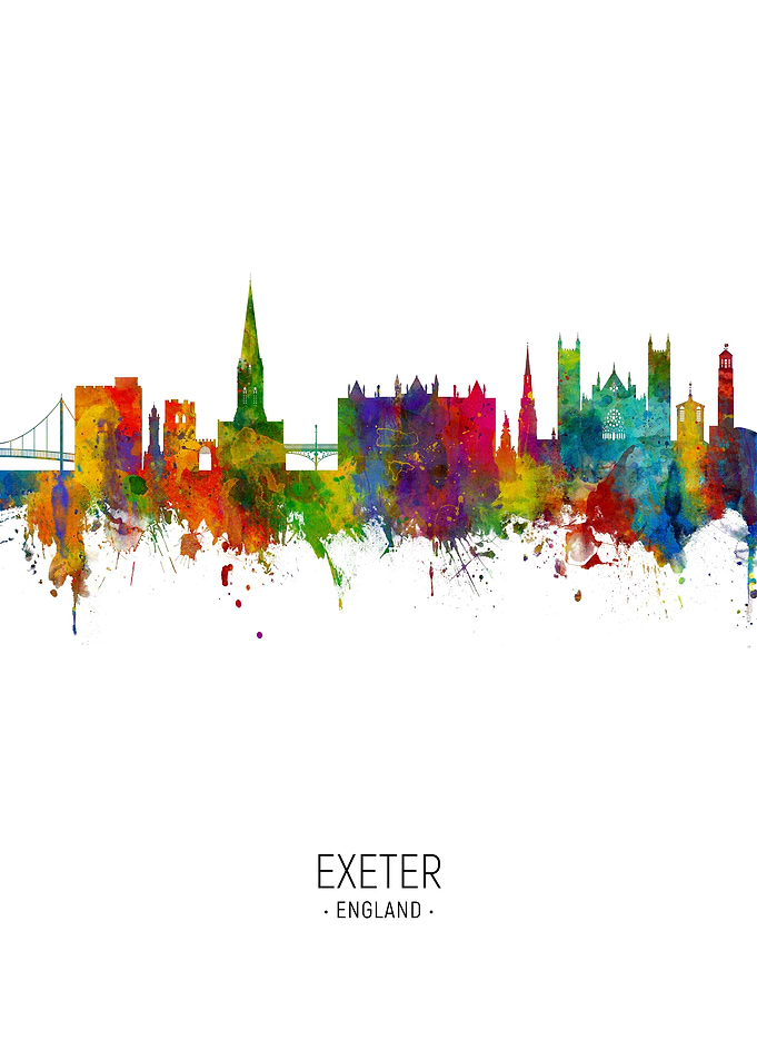 Exeter England Skyline