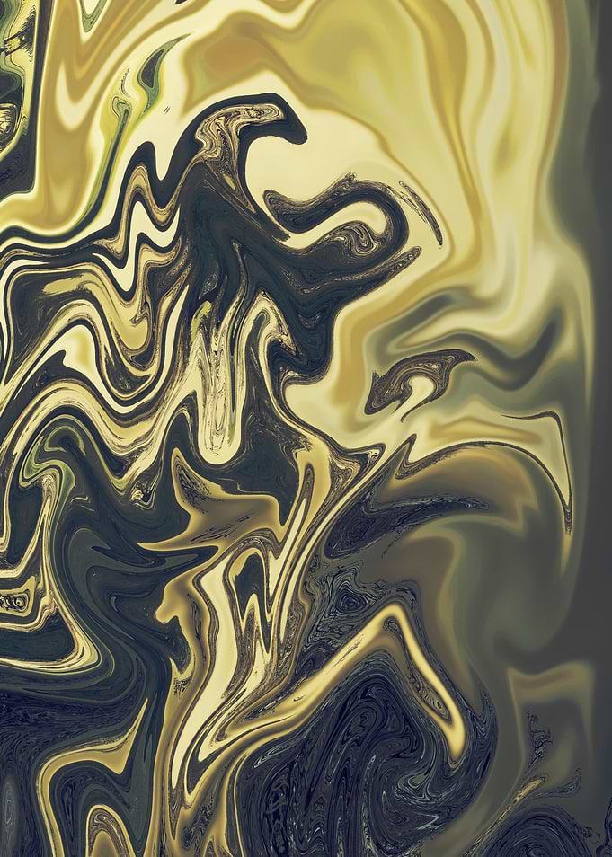 Abstract Marble Painting