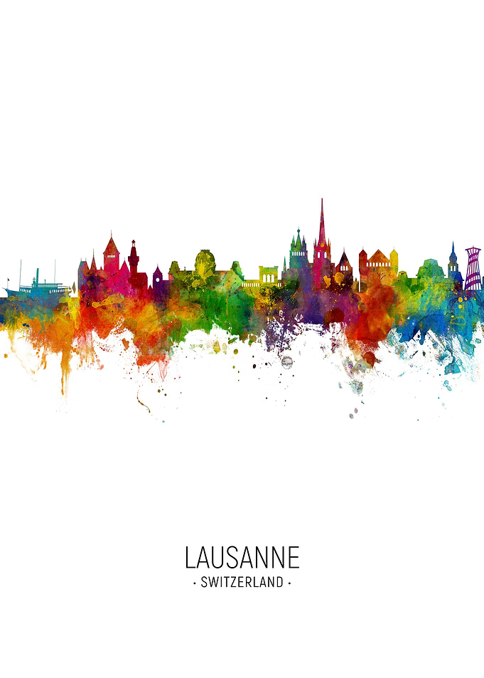 Lausanne Skyline