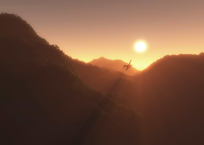 Into the sun