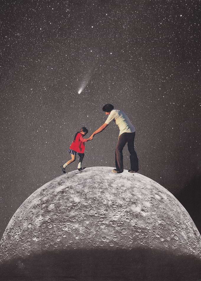 Moon [collage]