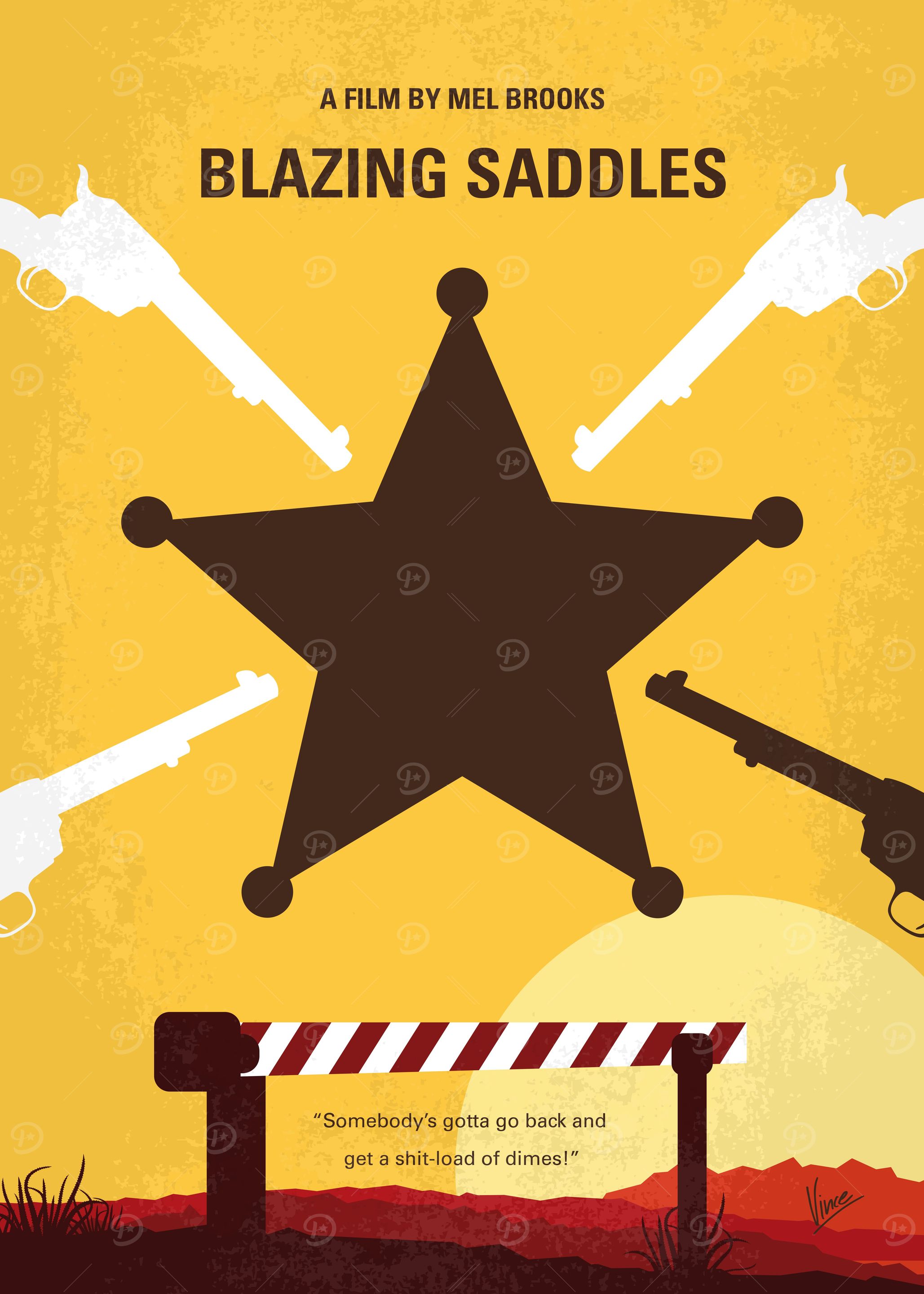 No1014 My Blazing Saddles