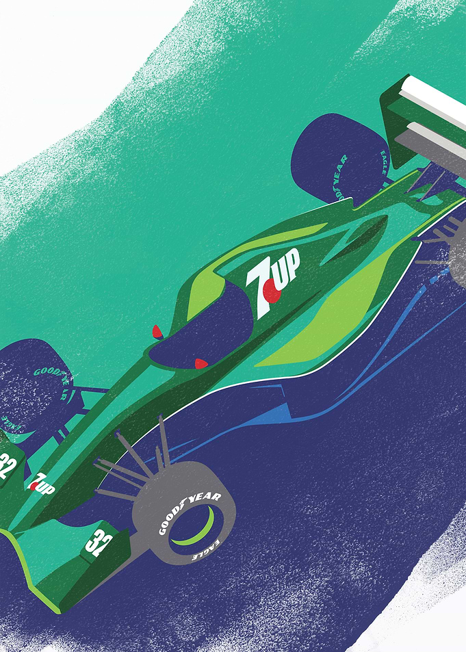 Jordan 191 F1 Car