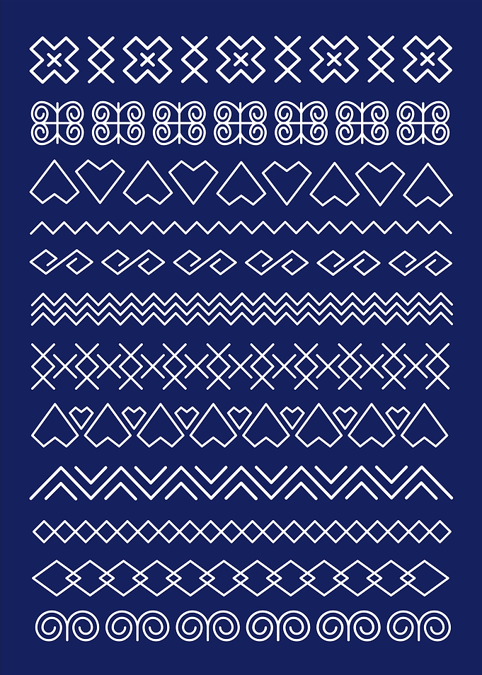 Blue pattern