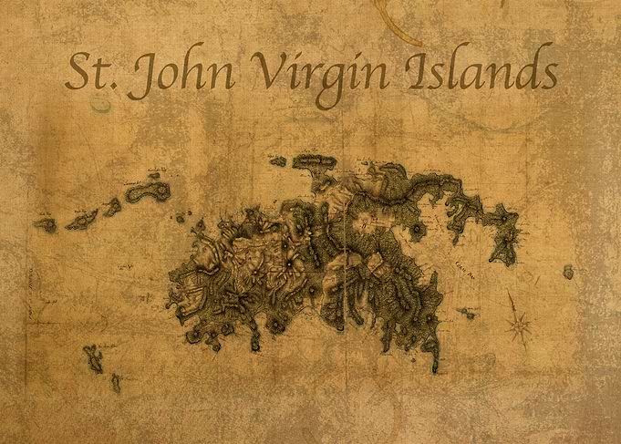 Map of St John Island