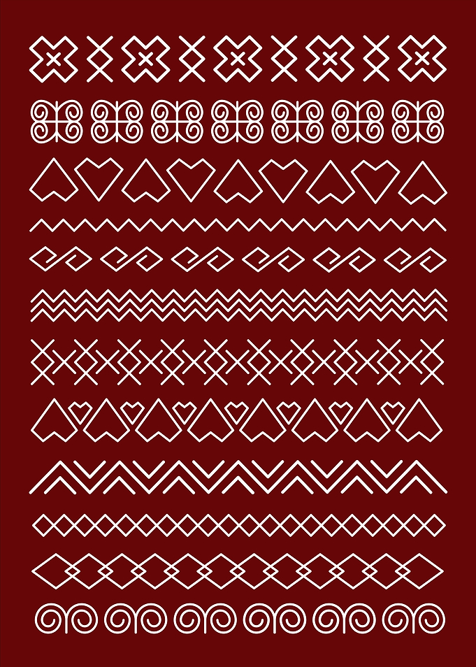Red pattern