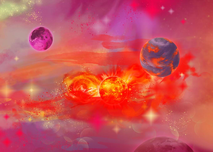 Orange Nebula planets no 5