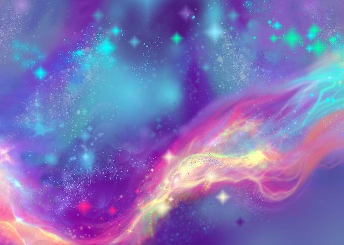 Mermaid Nebula space no 3