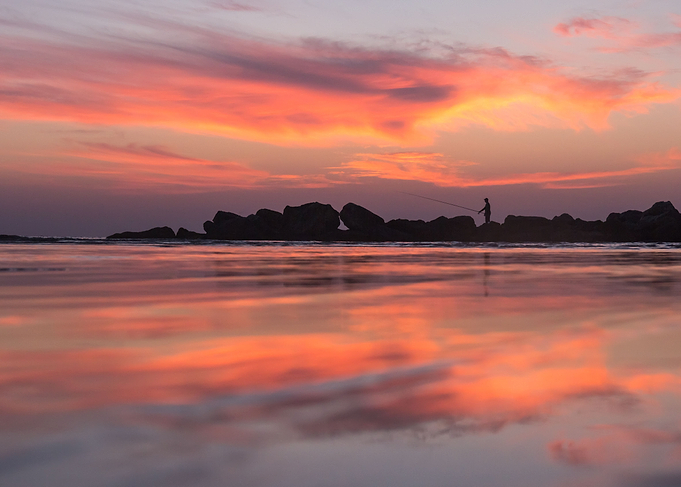 Seascape sunset