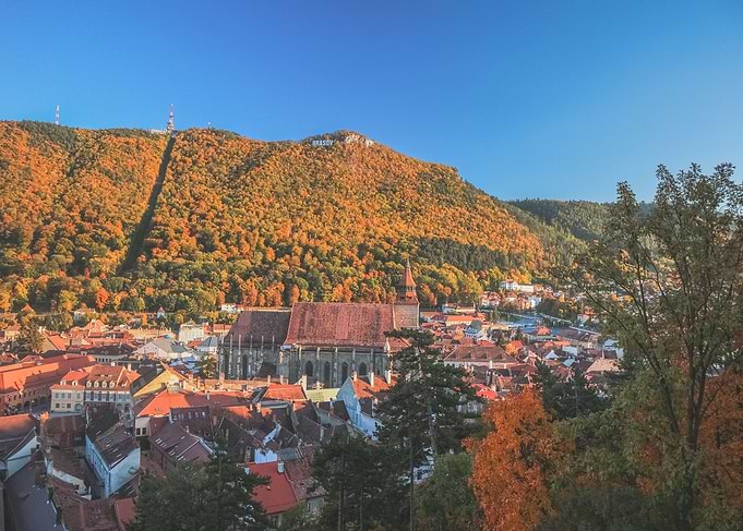 Autumn in the town