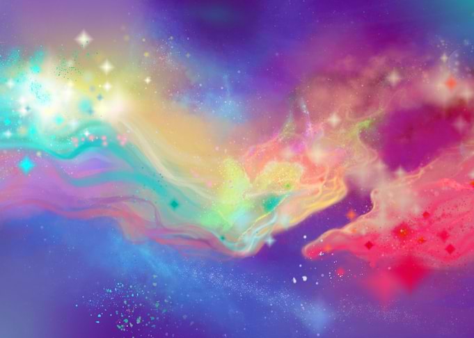 Mermaid Nebula space no 4