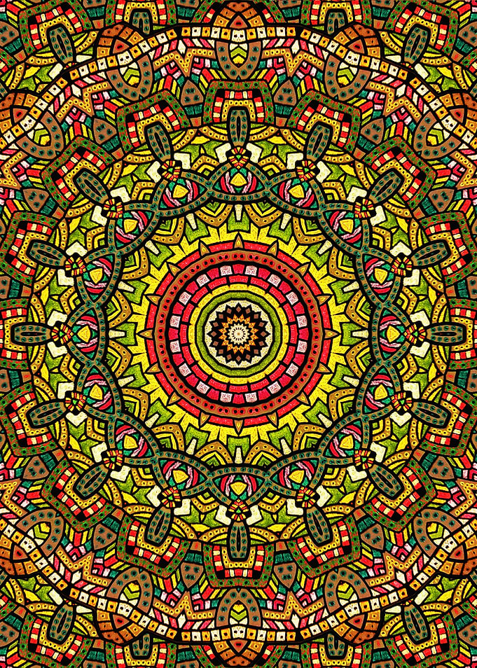 kaleidoscopic Mandala G510