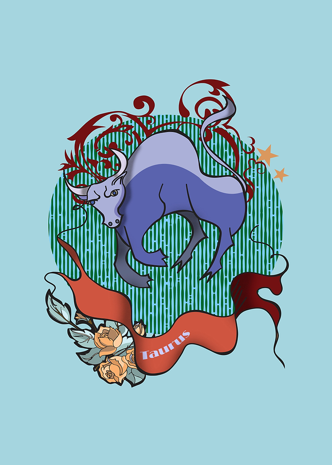 Taurus zodiac in tattoo