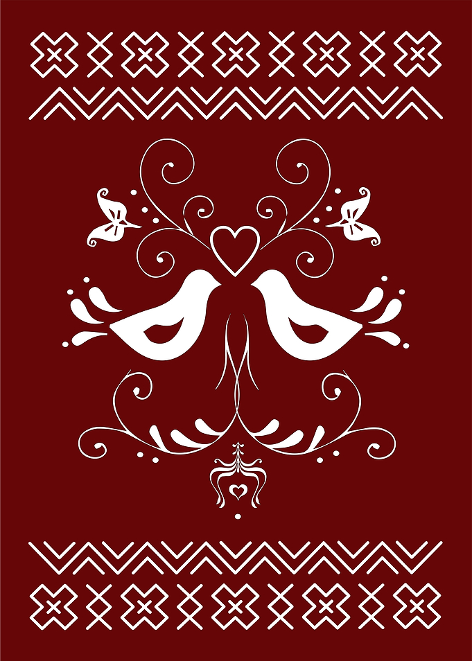 Slovak folk bird