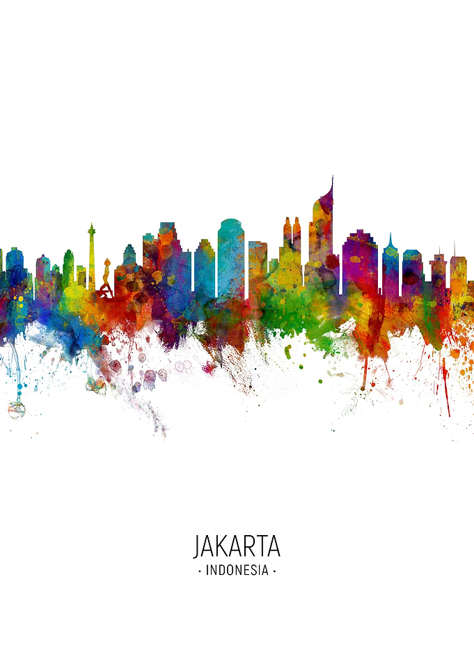Jakarta Indonesia Skyline