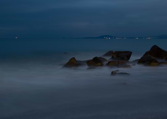 Waves before sunrise