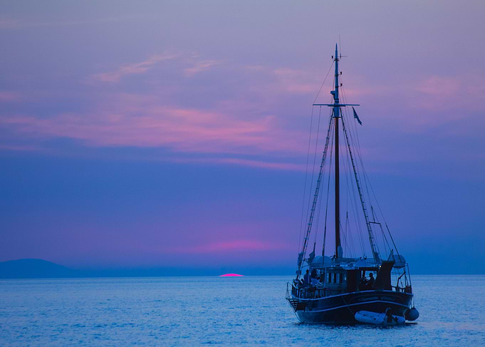 Ship on the water