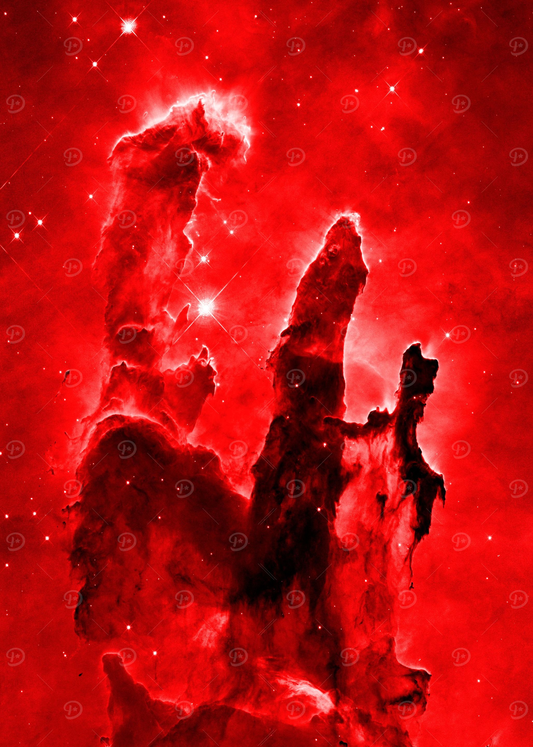 Eagle Nebula Red