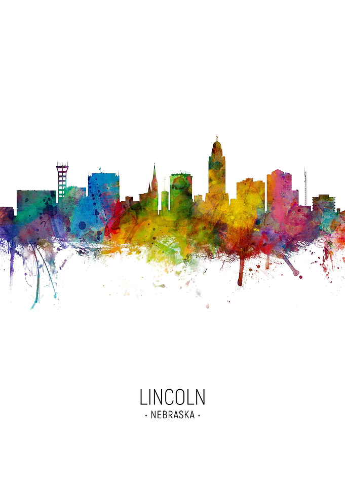 Lincoln Nebraska Skyline