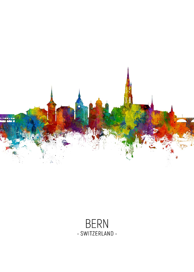 Bern Switzerland Skyline