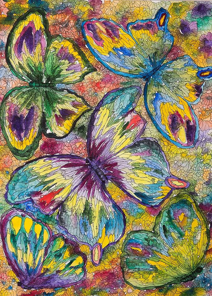 Flowery Meadow Butterflies