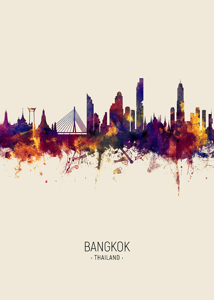 Bangkok Thailand Skyline