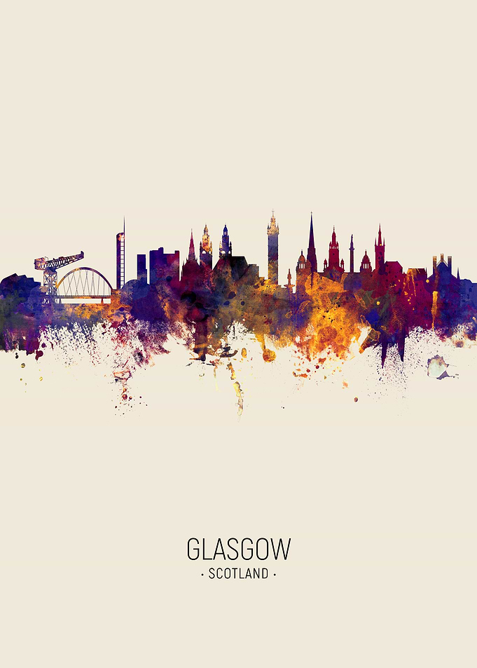 Glasgow Scotland Skyline