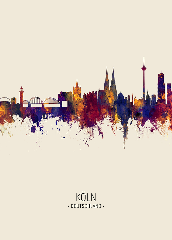 Cologne Germany Skyline