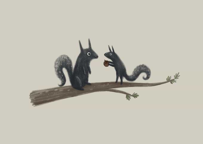 Autumnal Squirrels