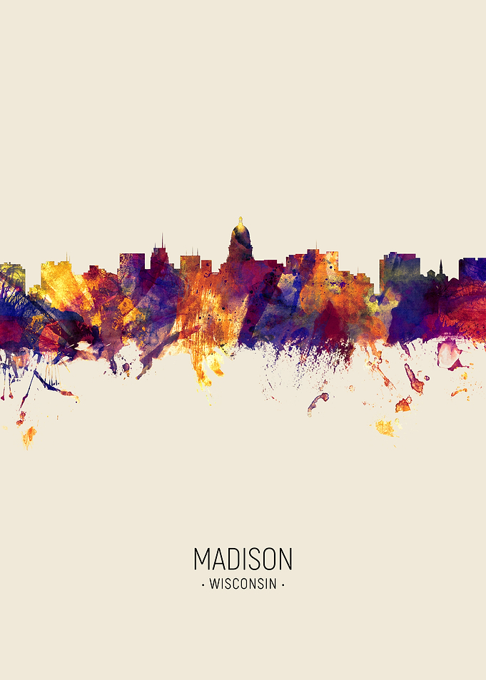 Madison Wisconsin Skyline