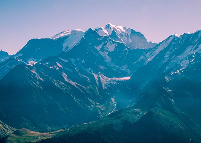 Mont Blanc at Sun Rise