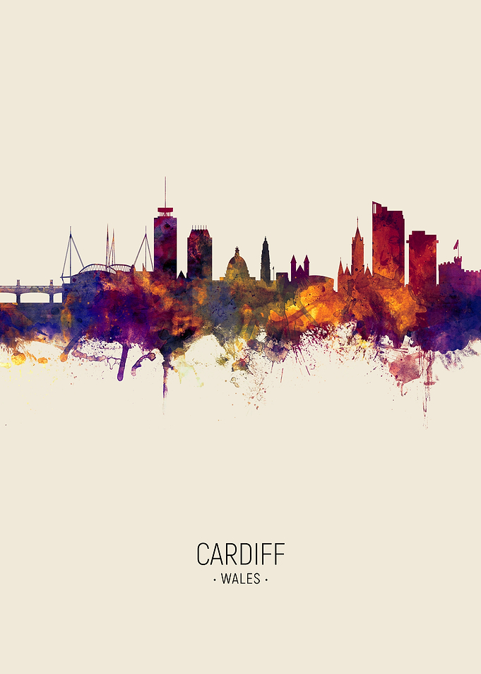 Cardiff Wales Skyline