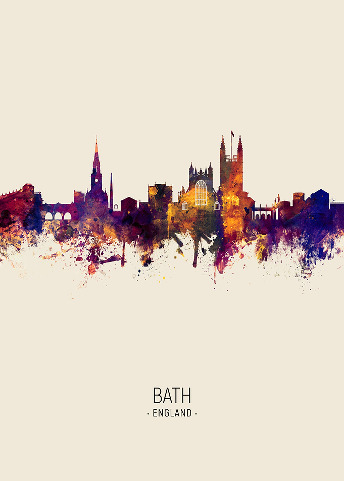 Bath England Skyline