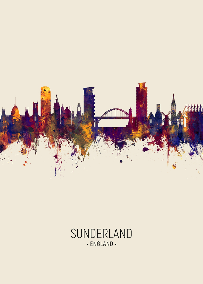 Sunderland England Skyline