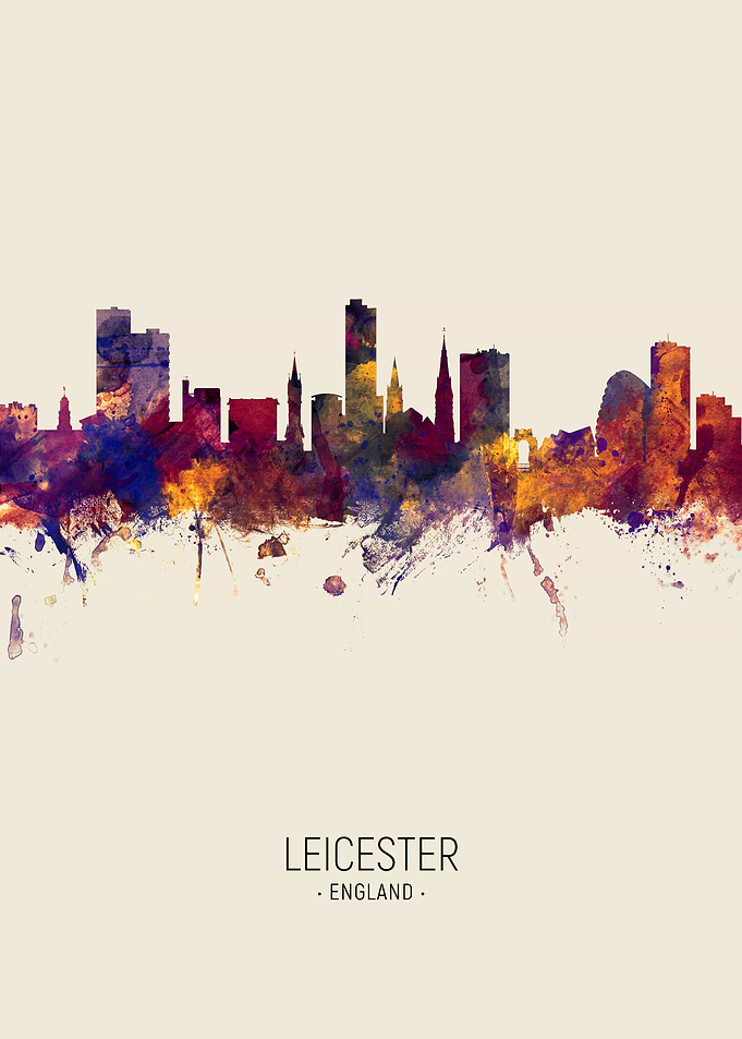 Leicester England Skyline
