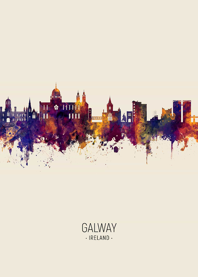 Galway Ireland Skyline