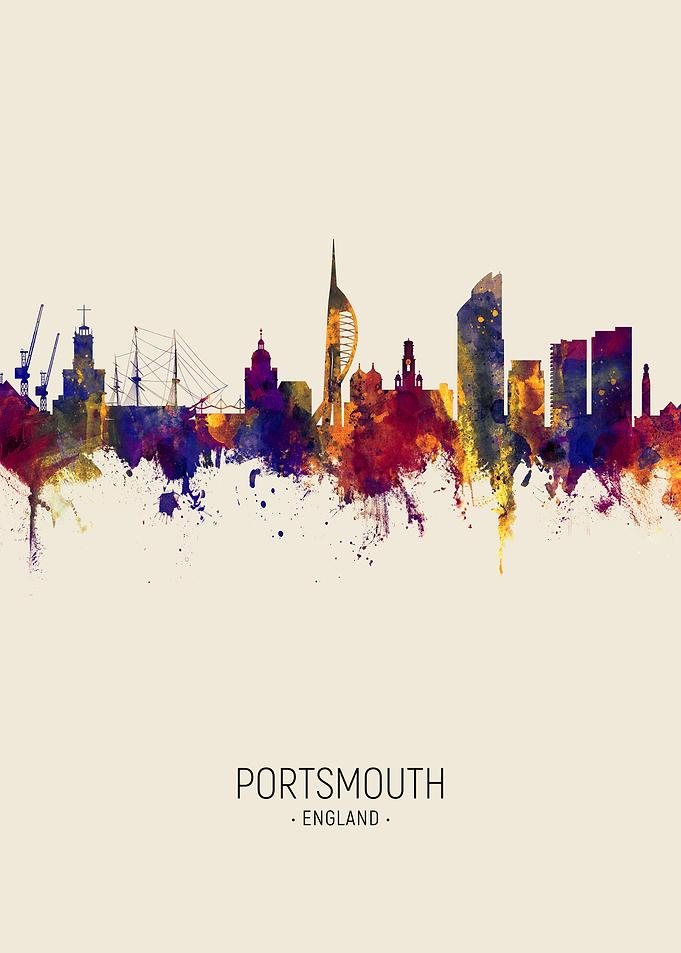 Portsmouth England Skyline