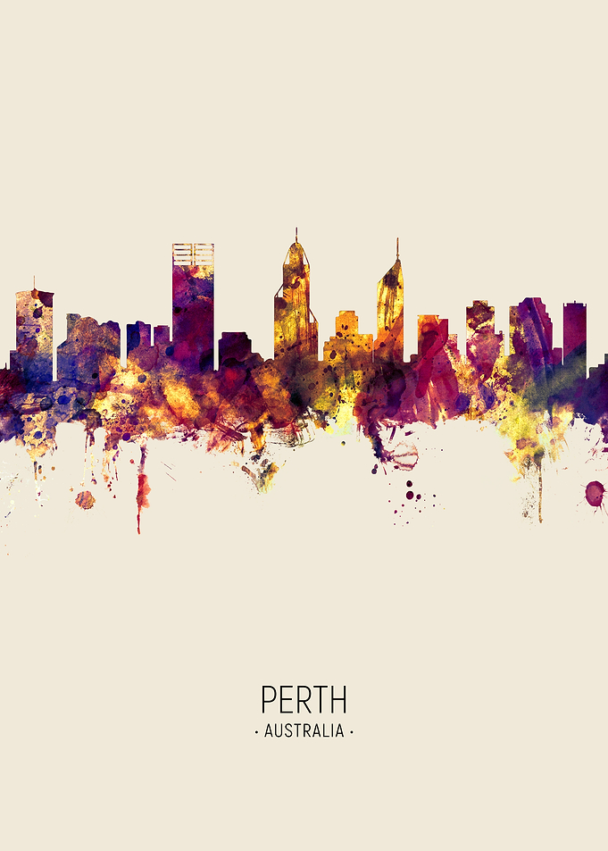 Perth Australia Skyline