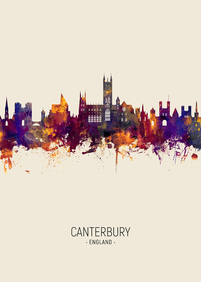 Canterbury England Skyline