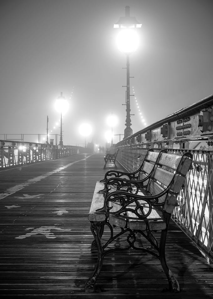 Brooklyn Benches in Fog