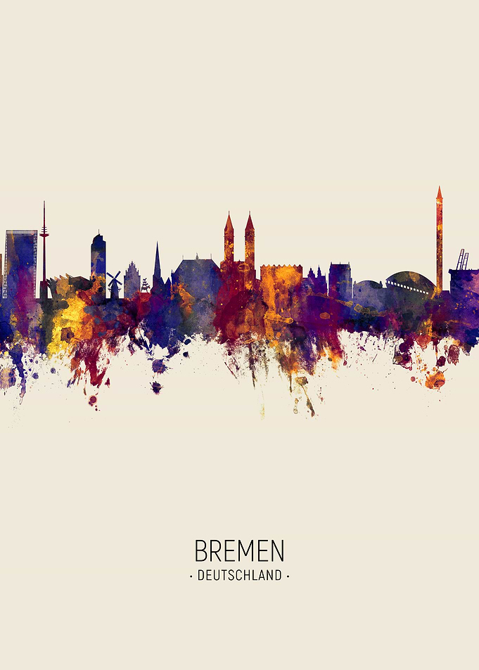 Bremen Germany Skyline