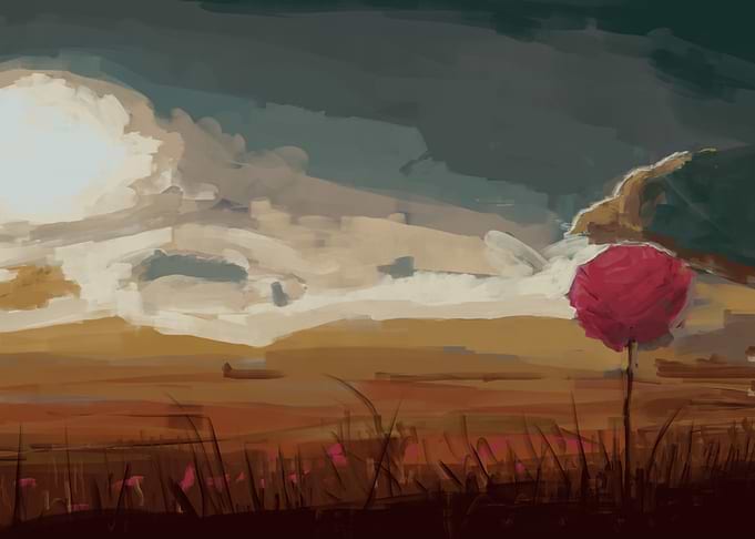 Flower on field